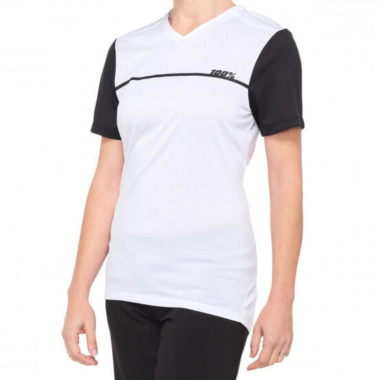 Jersey RIDECAMP Women White/Black 1/2