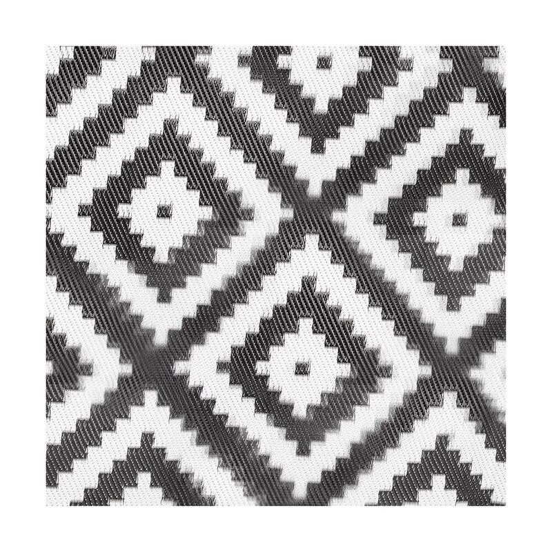 Tapis de tente Noir et blanc
