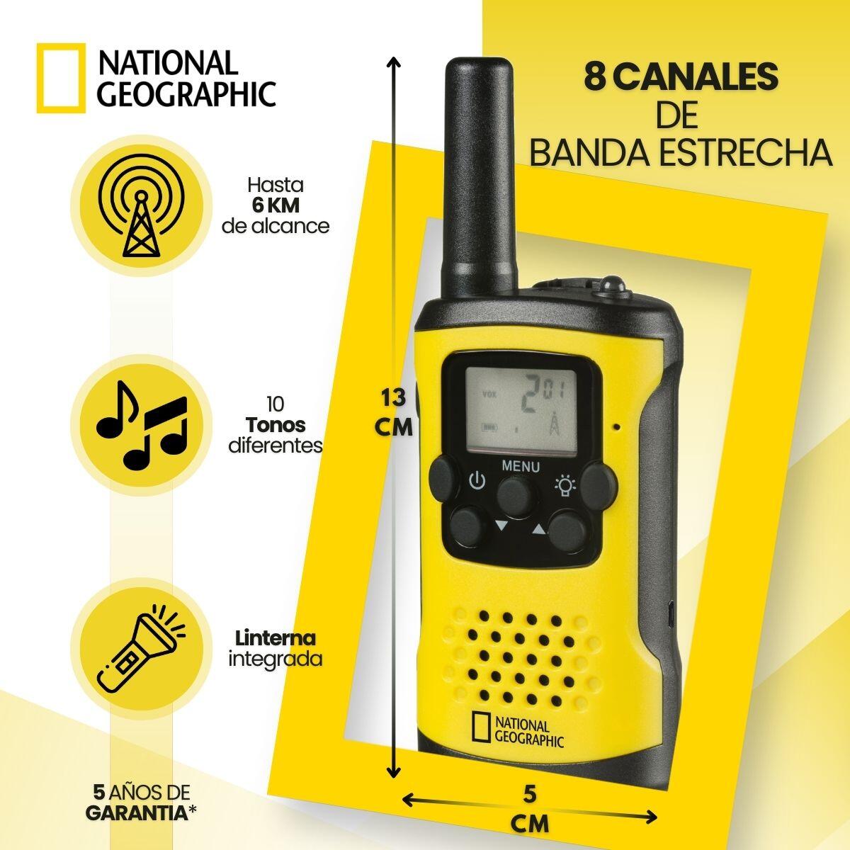 Kit Trekking- Zaino + 2 Bastoncini i + 2 Walkie Talkies National Geographic 3/7