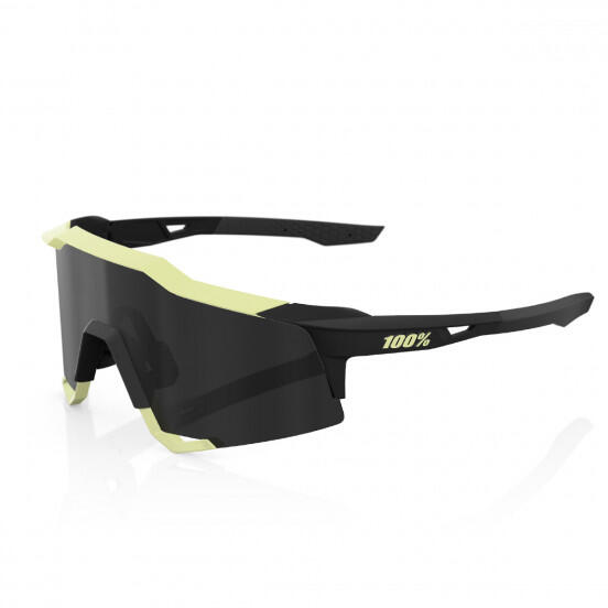 100% Occhiali Speedcraft Soft Tact Glow - Black Mirror Lens