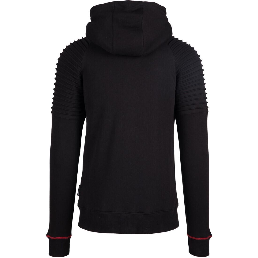 Georgia Felpa con cappuccio con zip - Nero 4/7
