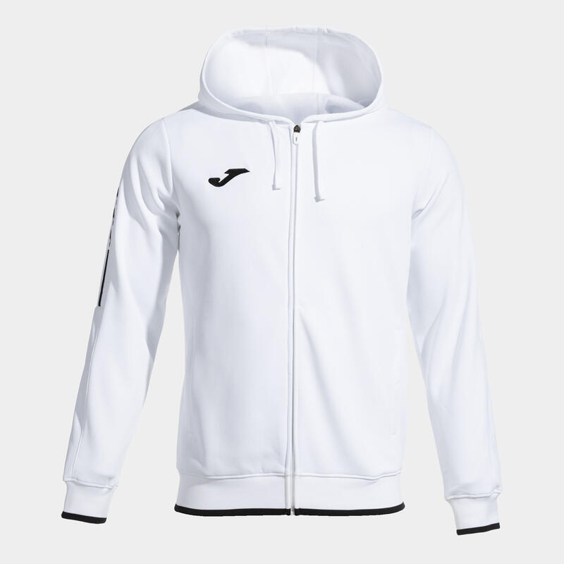 Veste À Capuche Football Homme Joma Olimpiada Blanc
