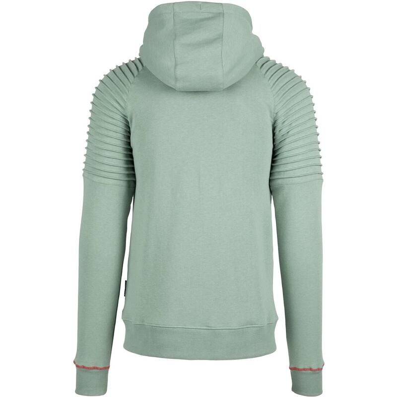 Georgia Zipped Hoodie - Green