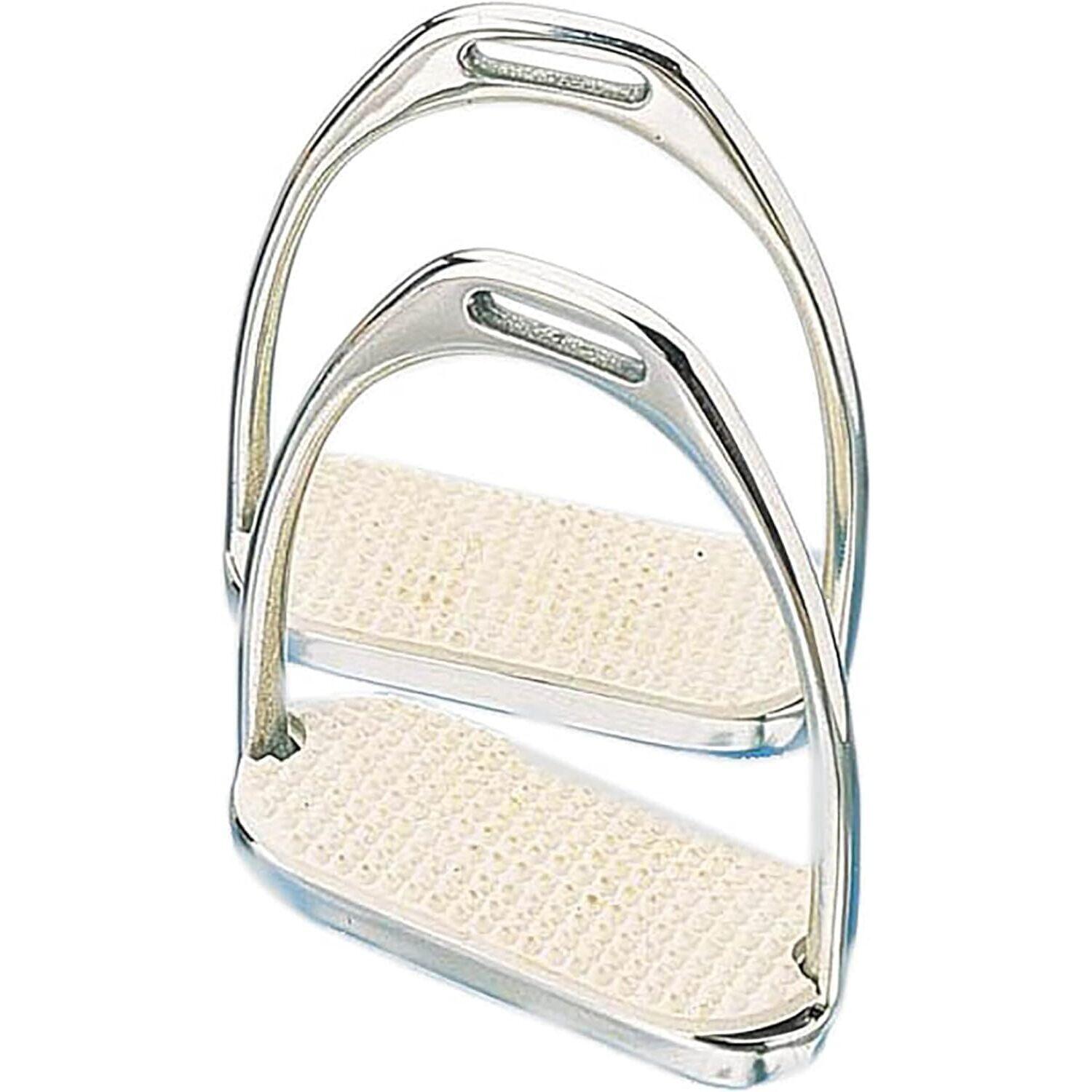 Weatherbeeta - Étriers À Bord De Couteau En Acier Inoxydable Pour Cheval Weatherbeeta Korsteel - Etrier - Gris - 125 Mm - Decathlon