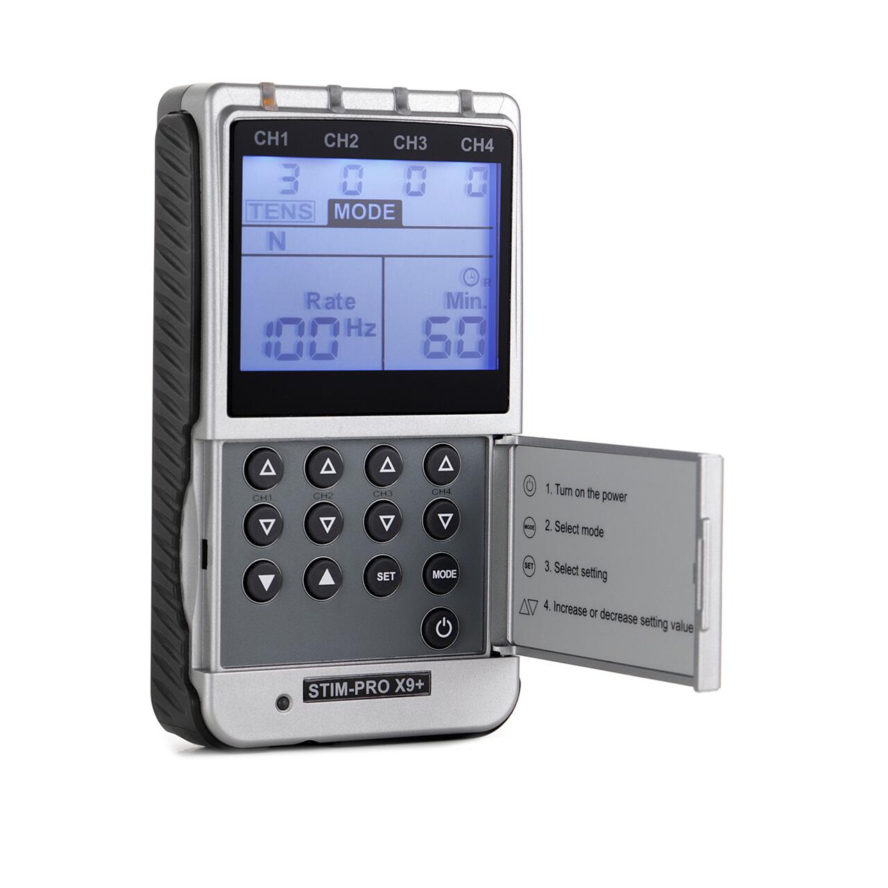 Estimulador de nervos e músculos-Aparelho combinado TENS-EMS 4 canais STIM-PRO 2/7