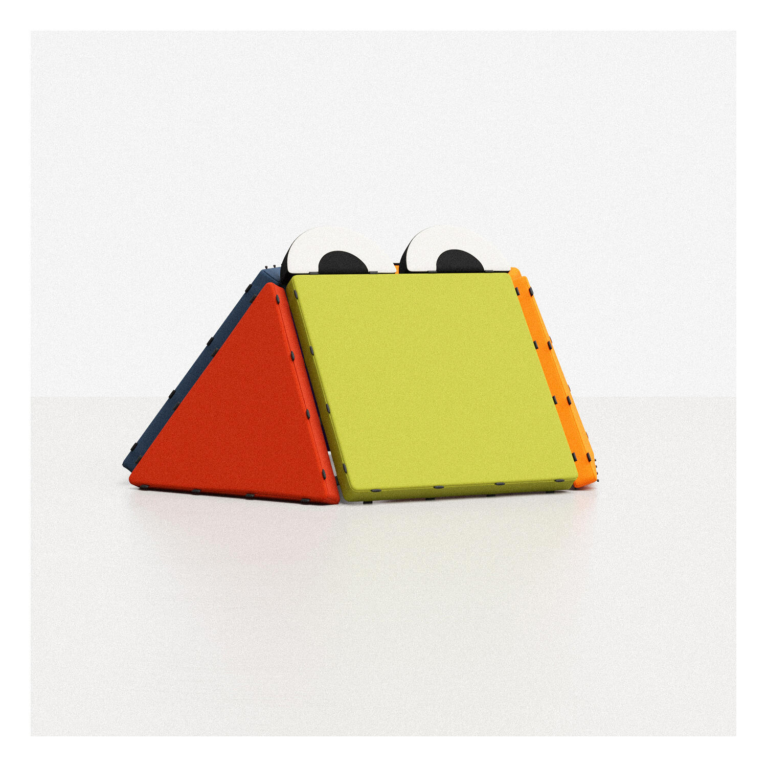 Mattenbausatz Kunterbunt Rainbow Pro 8-teiliges Set Kinderturnen 2/6