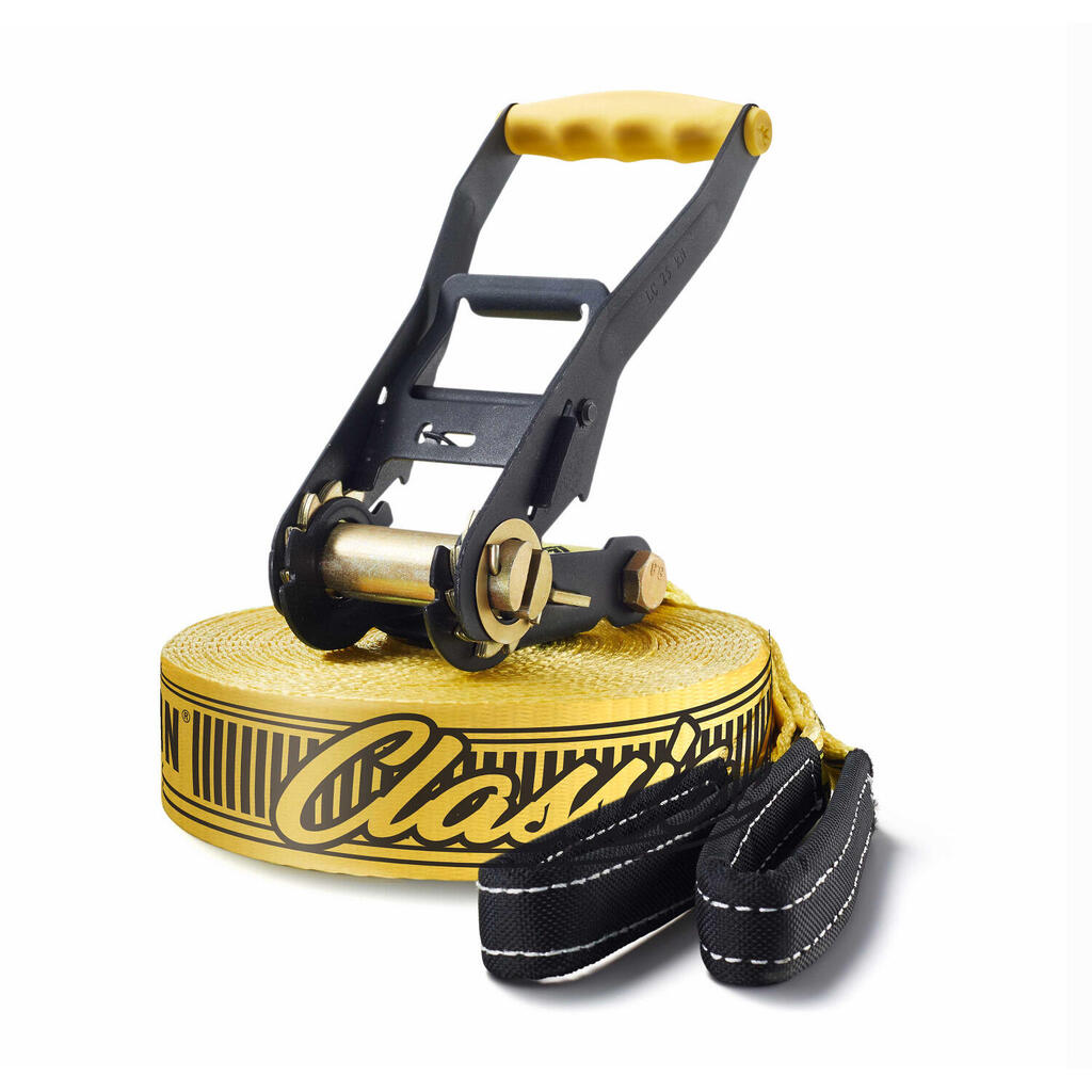 Slacklining slackline set Classicline XL - Yellow