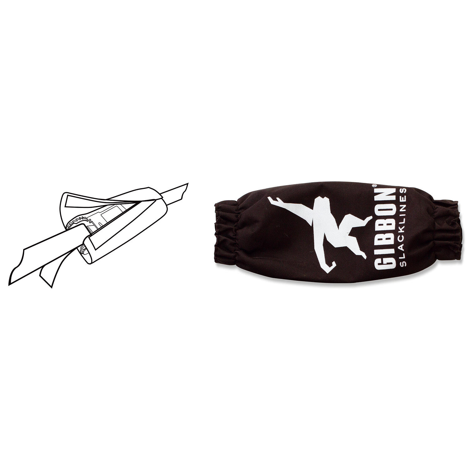 Slackline Classic Line 15 m Slackline Unisex Gelb-Schwarz 3/6