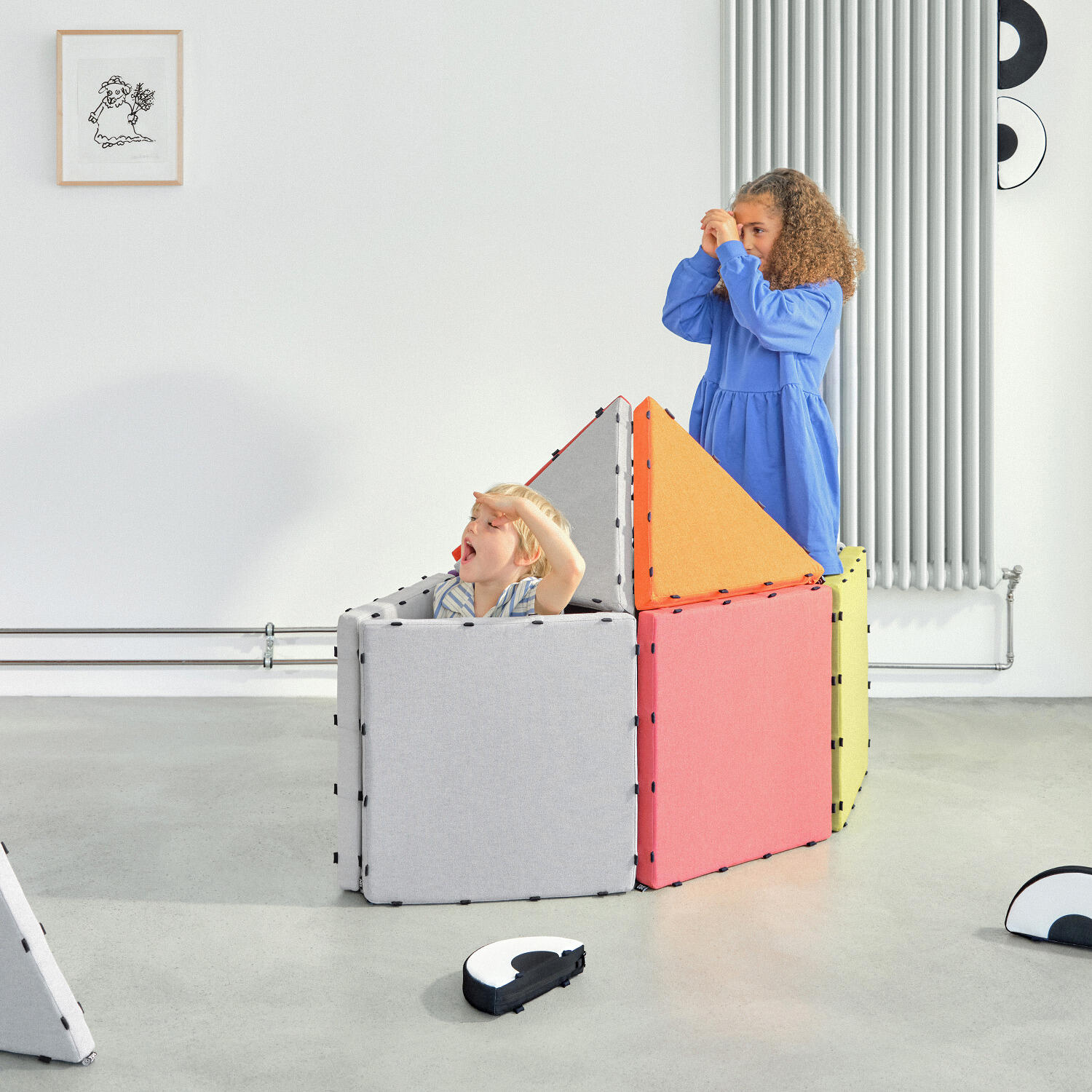 Mattenbausatz Kunterbunt Tutti Pro 16-teiliges Set Kinderturnen 2/2