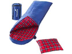 Sac de couchage rectangulaire Dundee avec oreiller Sleepyhead – Zip à gauche