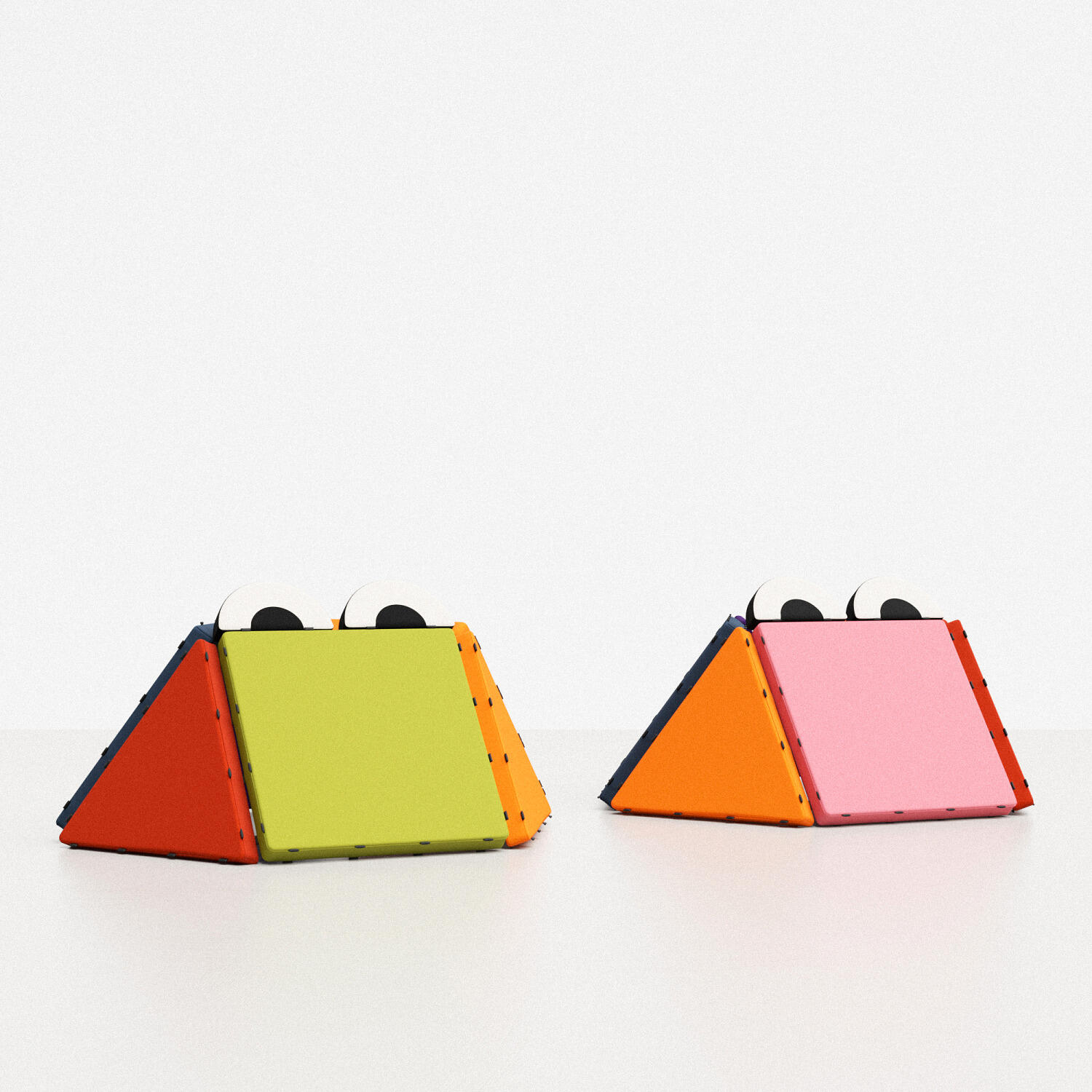 Mattenbausatz Kunterbunt Rainbow Pro 16-teiliges Set Kinderturnen 2/6