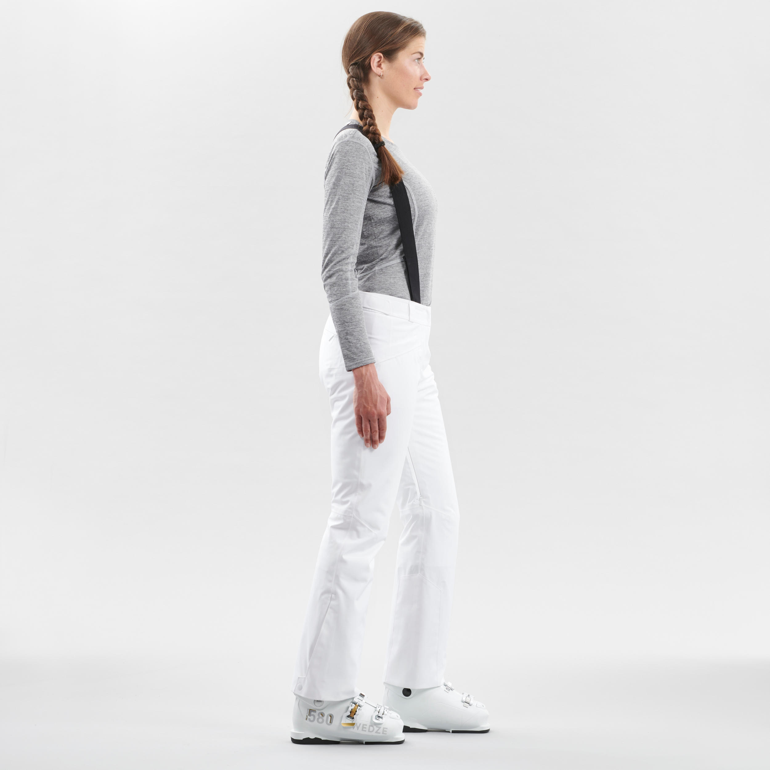 Seconde vie - Women's 580 warm ski pants - white - VERY GOOD