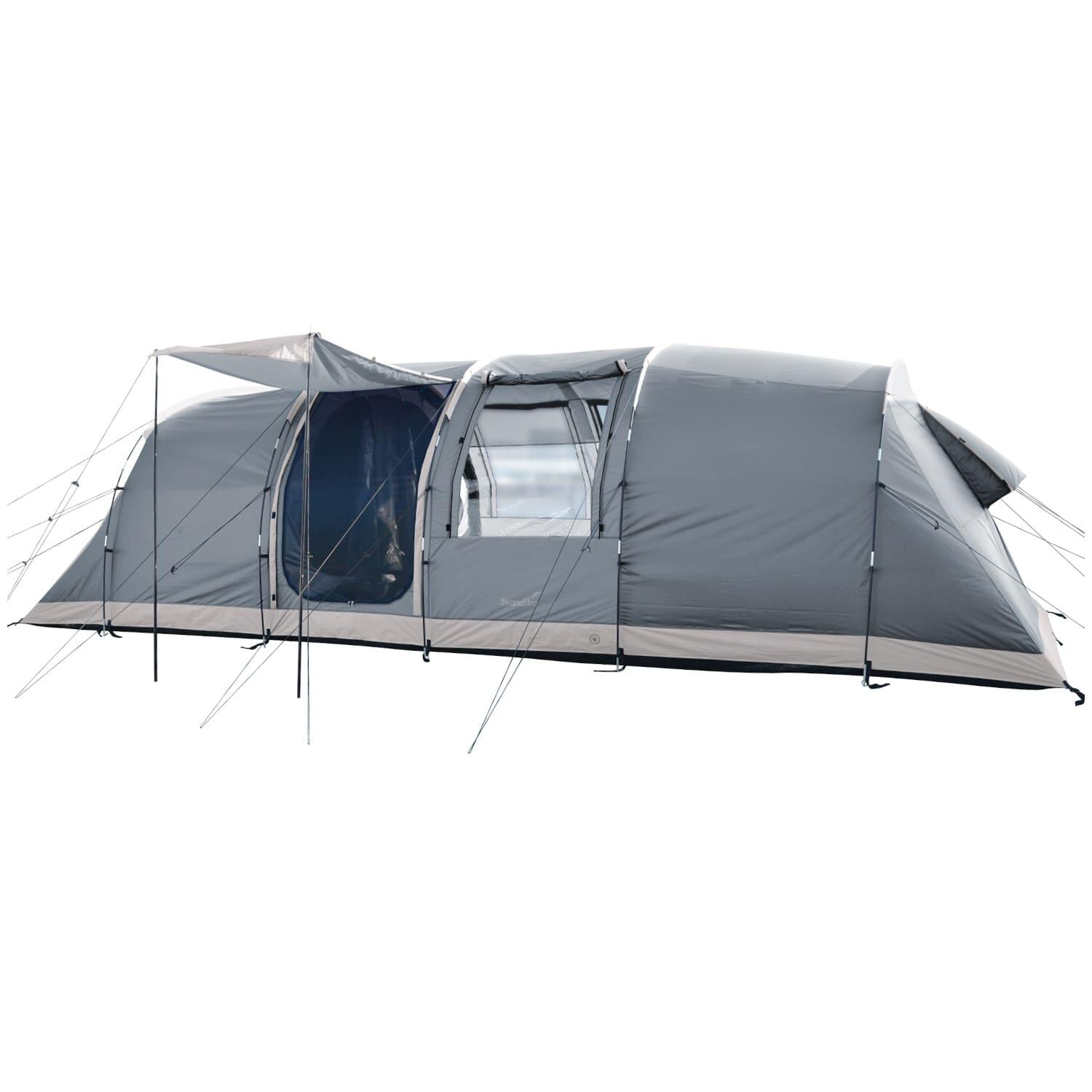 SKANDIKA Tenda da campeggio a tunnel Casablanca 8 Sleeper Protect - 2 cabine letto