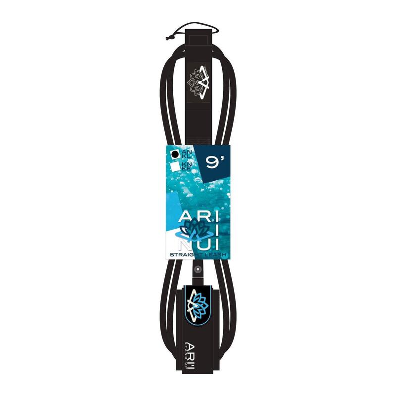 Leash Paddle surf - Ari'inui Rechte Enkel 9mm Black