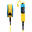 Leash Paddle surf - Ari'inui Cheville droite 9mm Yellow/Blue