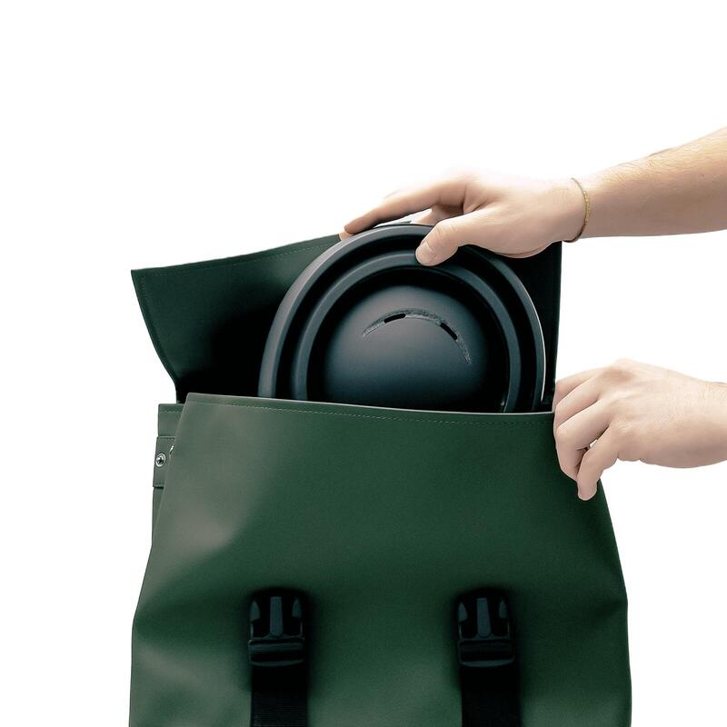 Casque Vélo Urbain Pliable. Réfléchissant