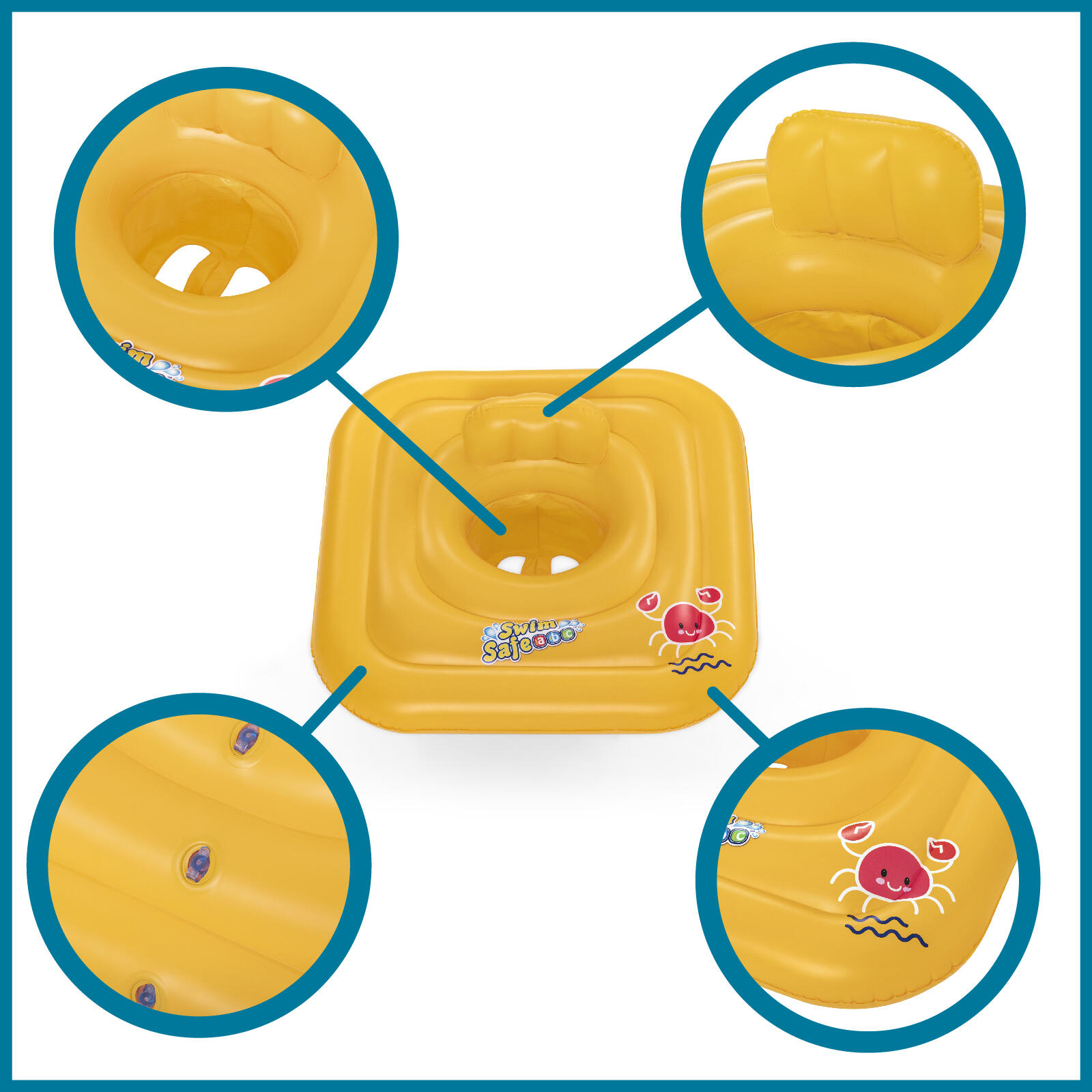Flotador de bebé Bestway 1-2 Años 3/6
