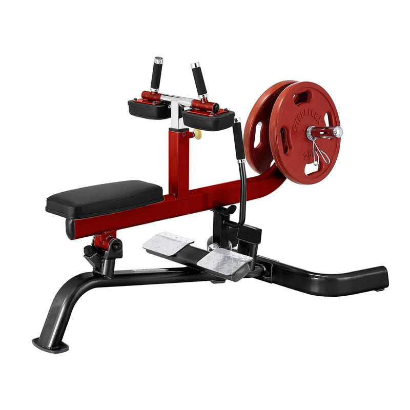 Steelflex Plate Load zittende kuit PLSC-BR voor fitness en bodybuilding