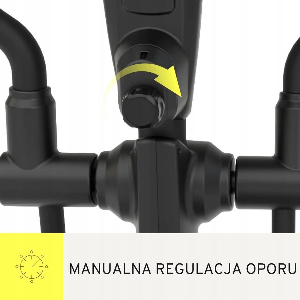 Eliptický trenažér KETTLER AXOS NOVA M BLACK magnetický 3/7