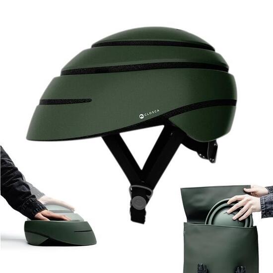 Casque de vélo et de scooter. Casque pliable urbain