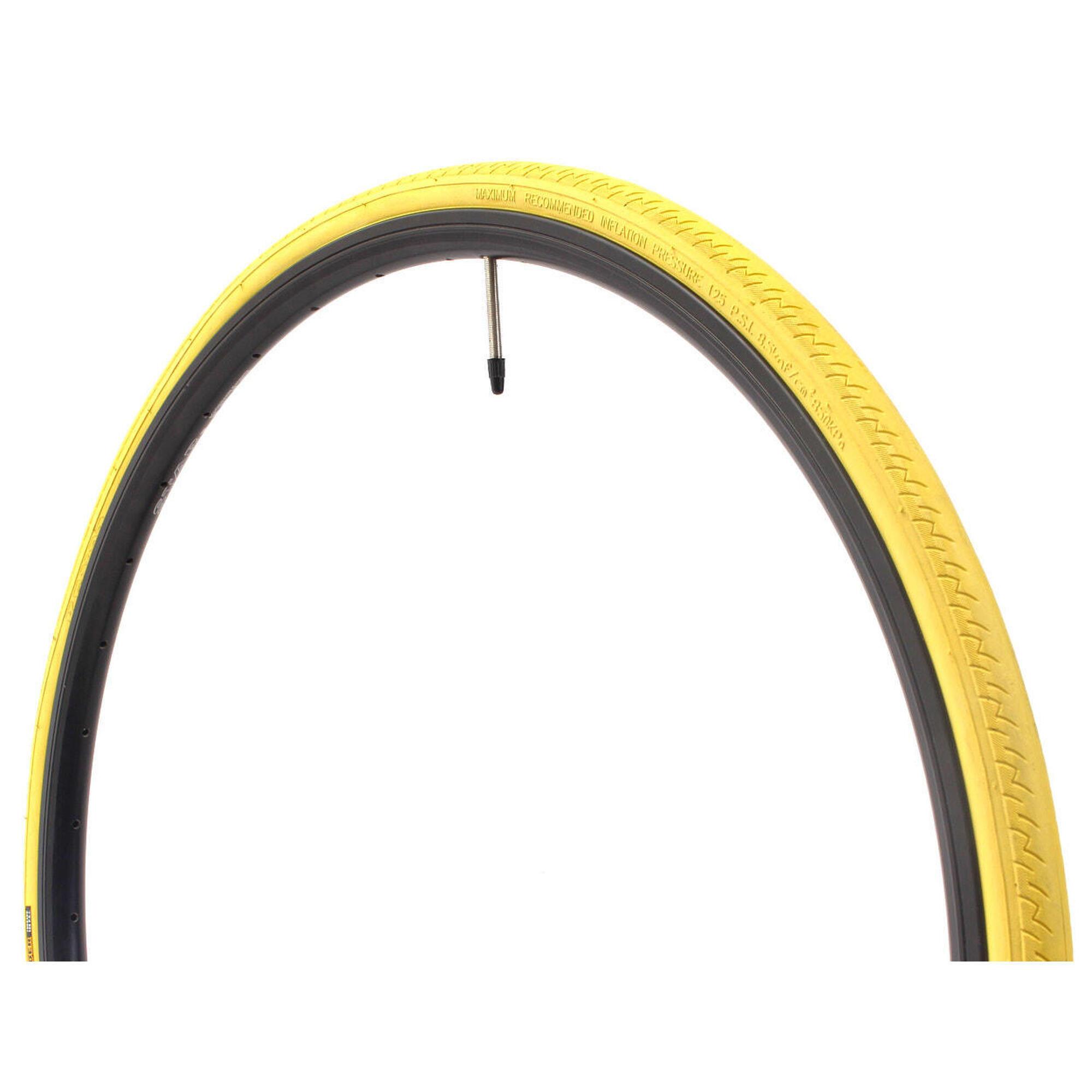 KHEBIKES Plášť na silniční kolo KENDA Kontender Fixie 700 x 26C žlutý