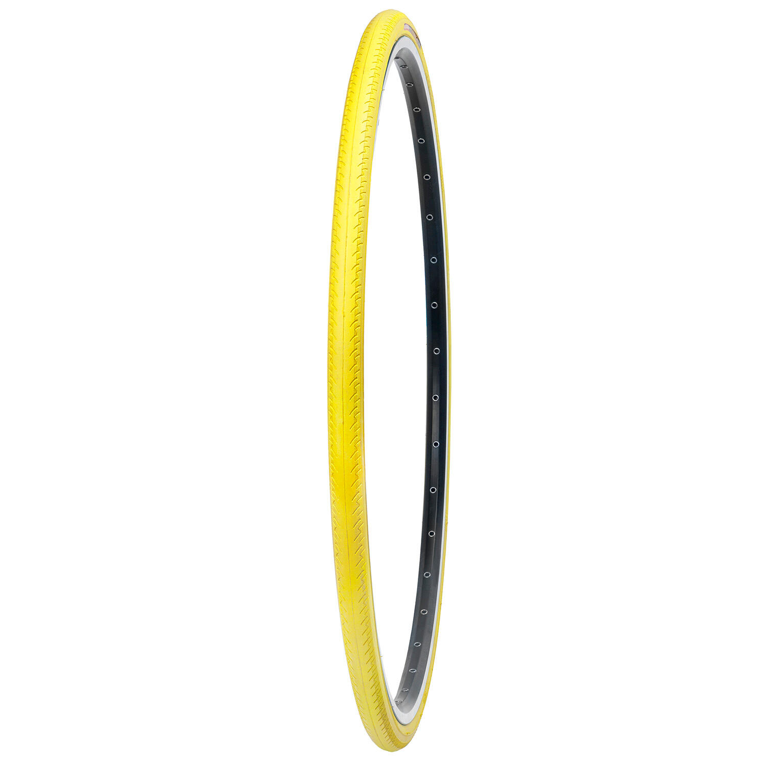 Neumático bicicleta carretera KENDA Kontender Fixie 700 x 26C amarillo 3/5