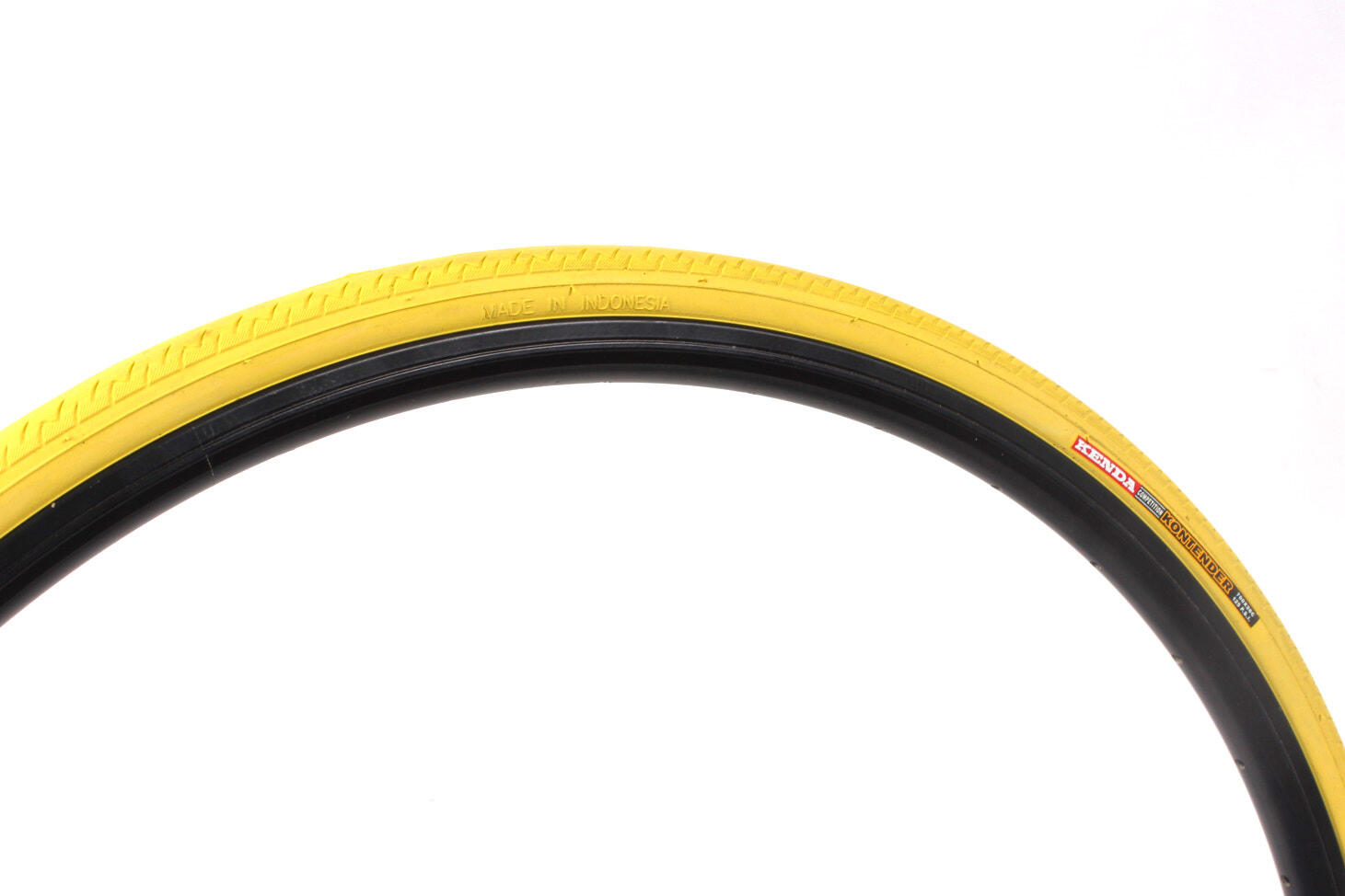 Neumático bicicleta carretera KENDA Kontender Fixie 700 x 26C amarillo 5/5