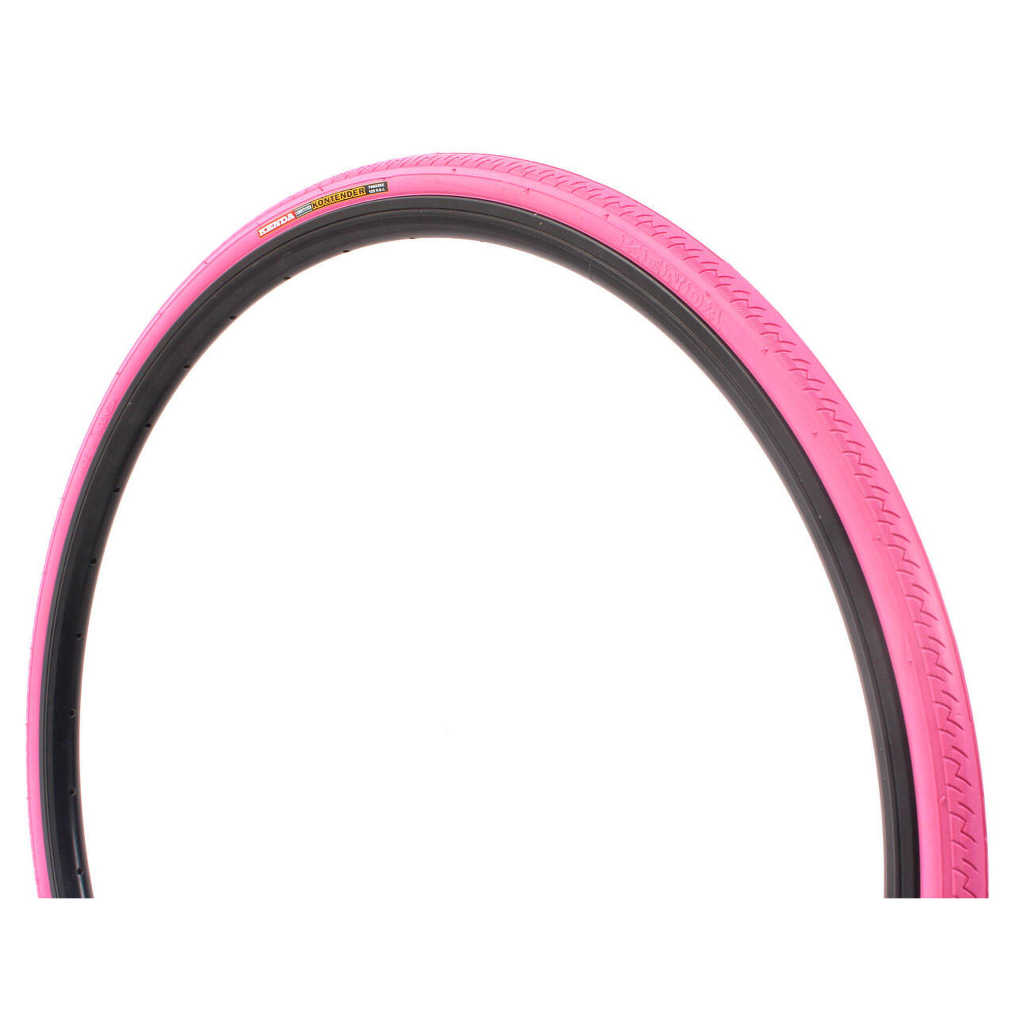 KHEBIKES Pláště na silniční kolo KENDA Kontender Fixie 700 x 26C růžové