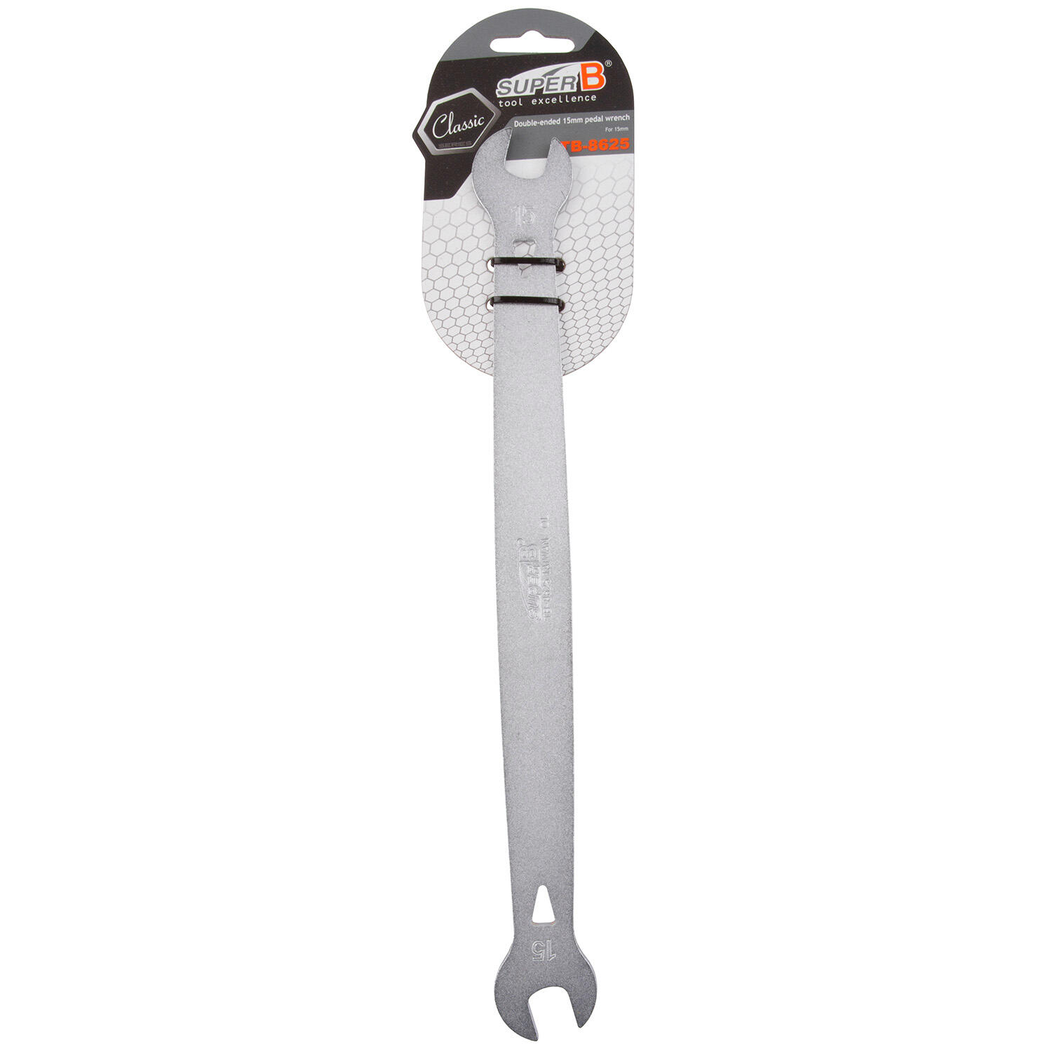 Chiave doppia aperta per pedali SUPER B TB-8625 15 mm 2/2