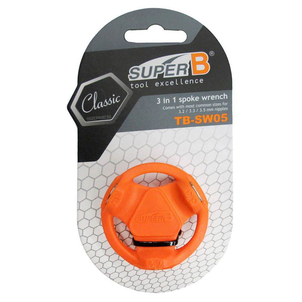 Speichenschlüssel KHE SUPER B TB-SW05 3.2 / 3.3 / 3.5mm 2/3