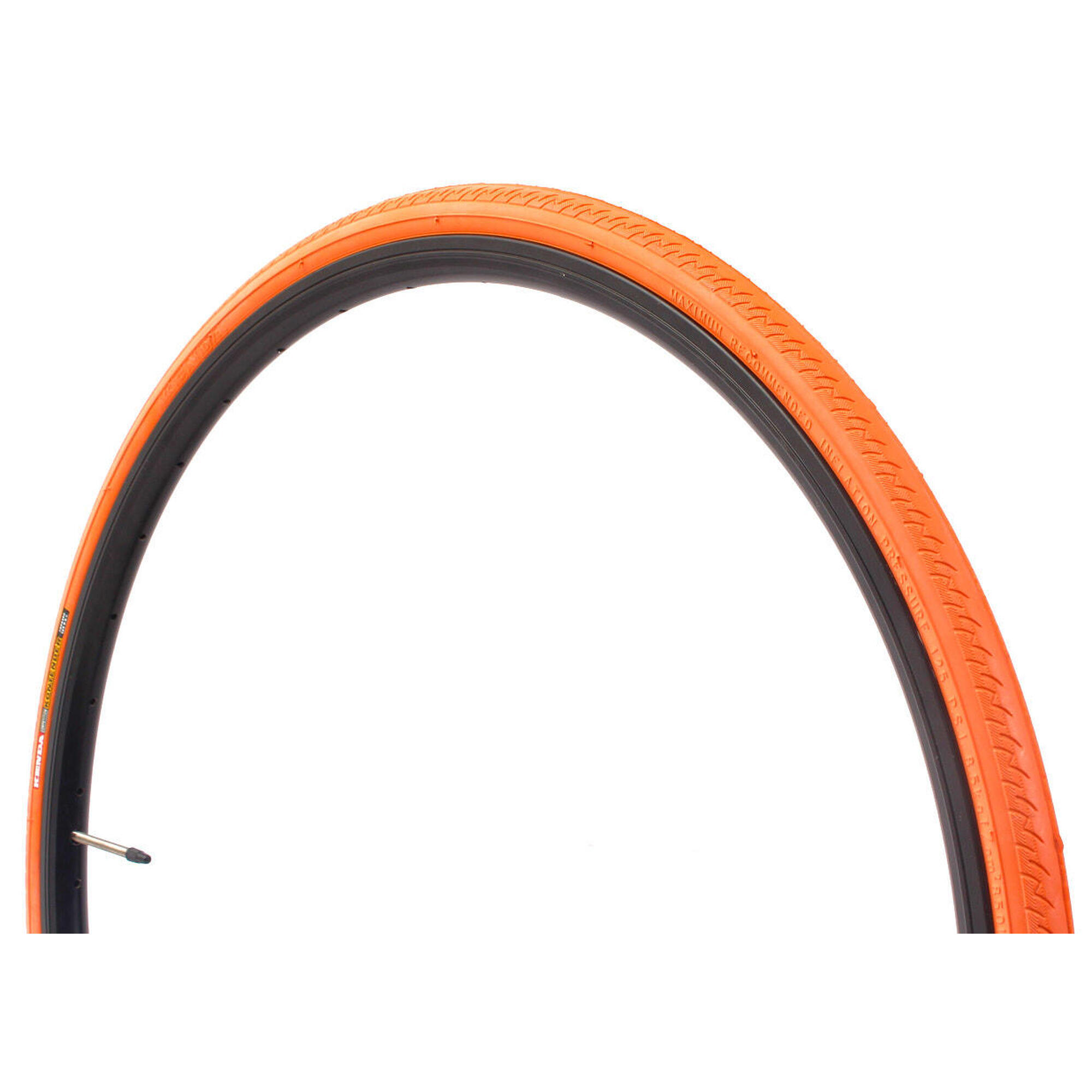 KHEBIKES Plášť na silniční kolo KENDA Kontender Fixie 700 x 26C oranžový