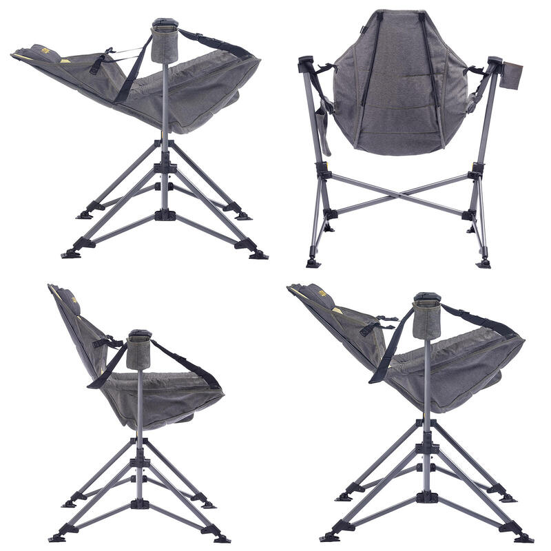 Chaise de camping Rocky 2.0 plage à bascule suspendue pliante