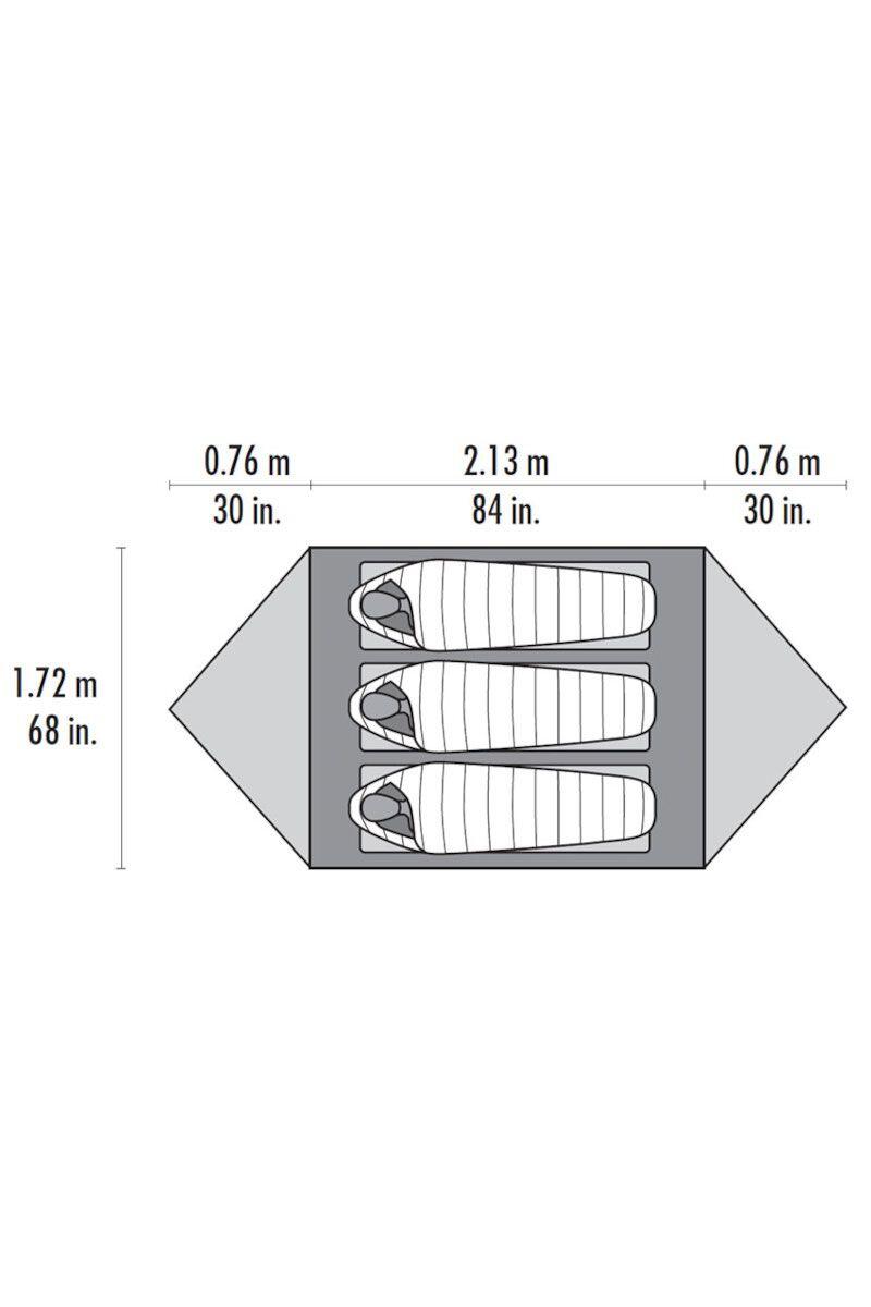 Tenda Campeggio Mutha Hubba Nx 3 Posti 3/6