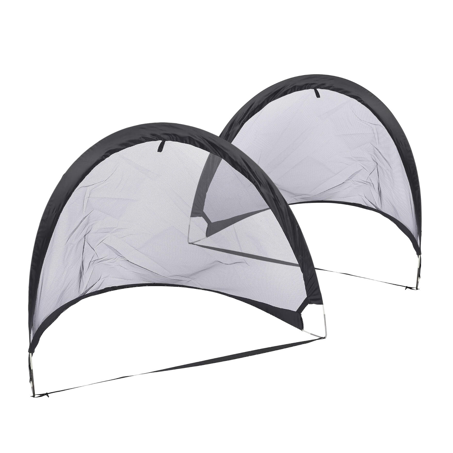 Dunlop - Jeu De 2 Buts De Football 86 X 120 X 86 Cm Dunlop - But - Noir - Taille Unique - Decathlon