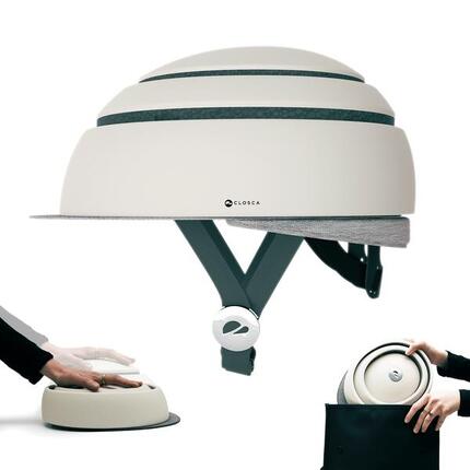 Casque de vélo et de scooter. Casque pliable urbain