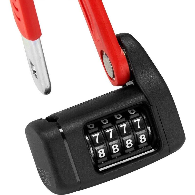 Abus Bordo Combo Lite 6055C 85 Serrure Pliable - Rouge - 85 cm
