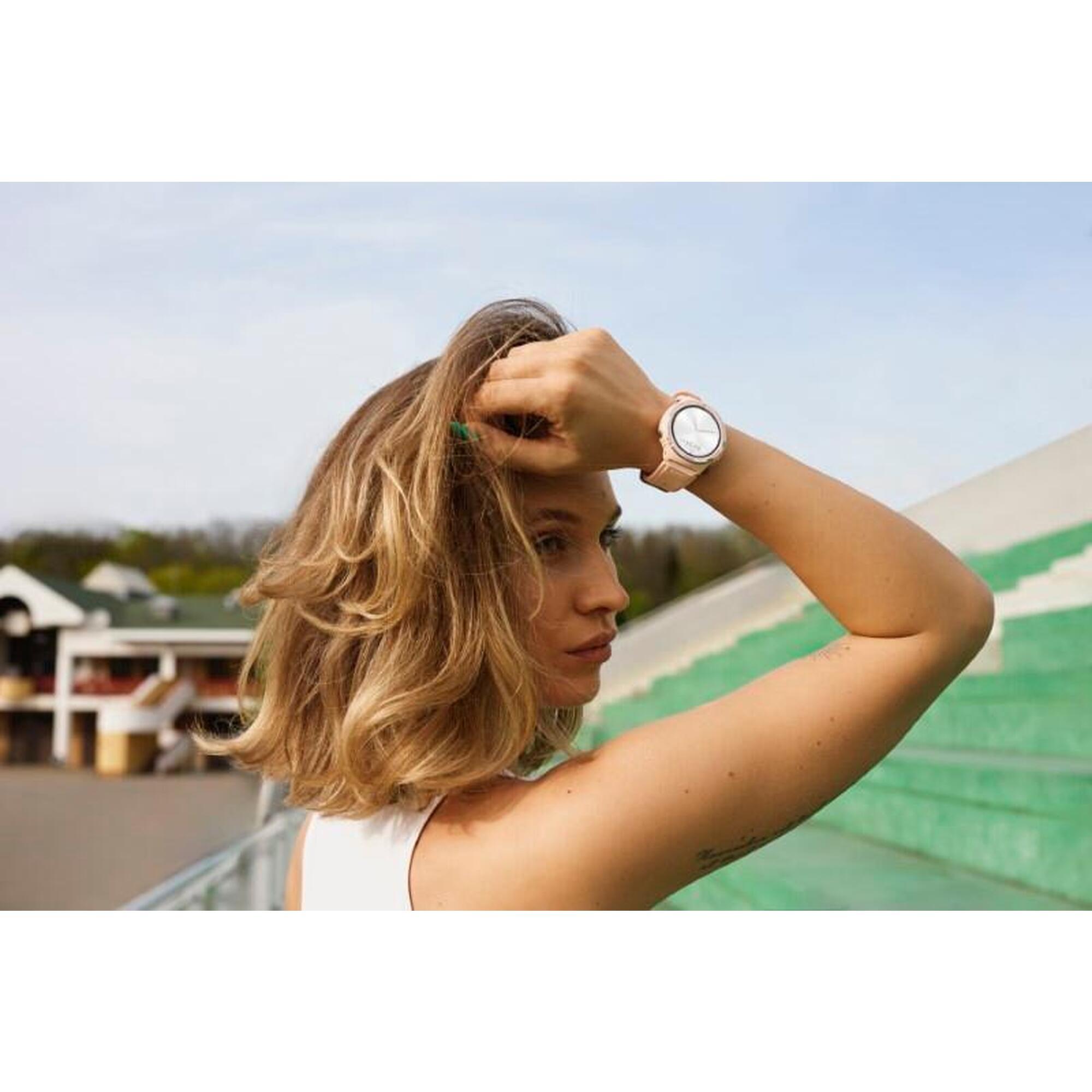 Smartwatch MAXCOM FW100, Ecran AMOLED 1.3", Android/iOS, 29g, IP69 (Roz)