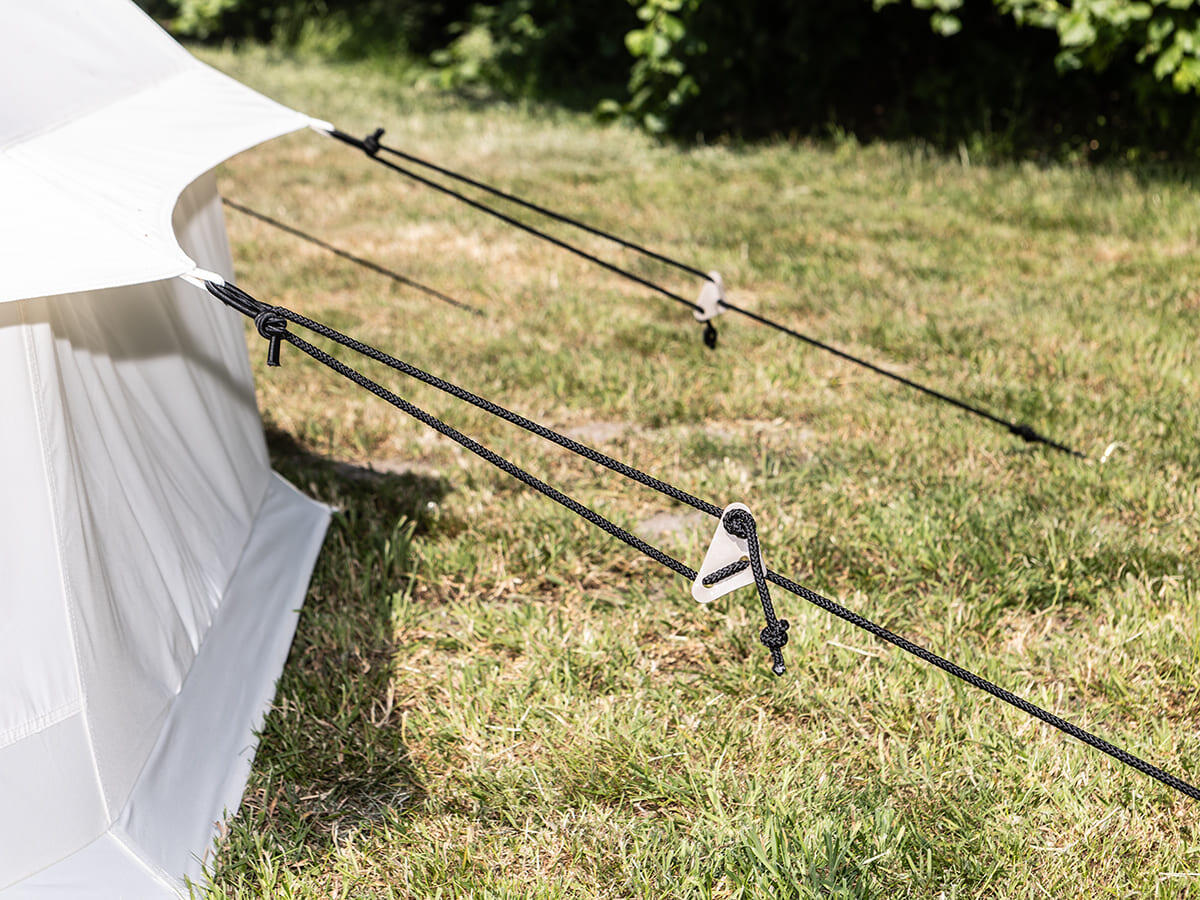 Tipi-Zelt Lodur Protect - 4 Mann Zelt - 290x350cm - eingenähter Zeltboden 4/9