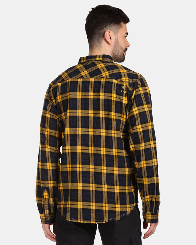 Camisa de franela para hombre FLANNY-M KILPI Amarillo 2/8