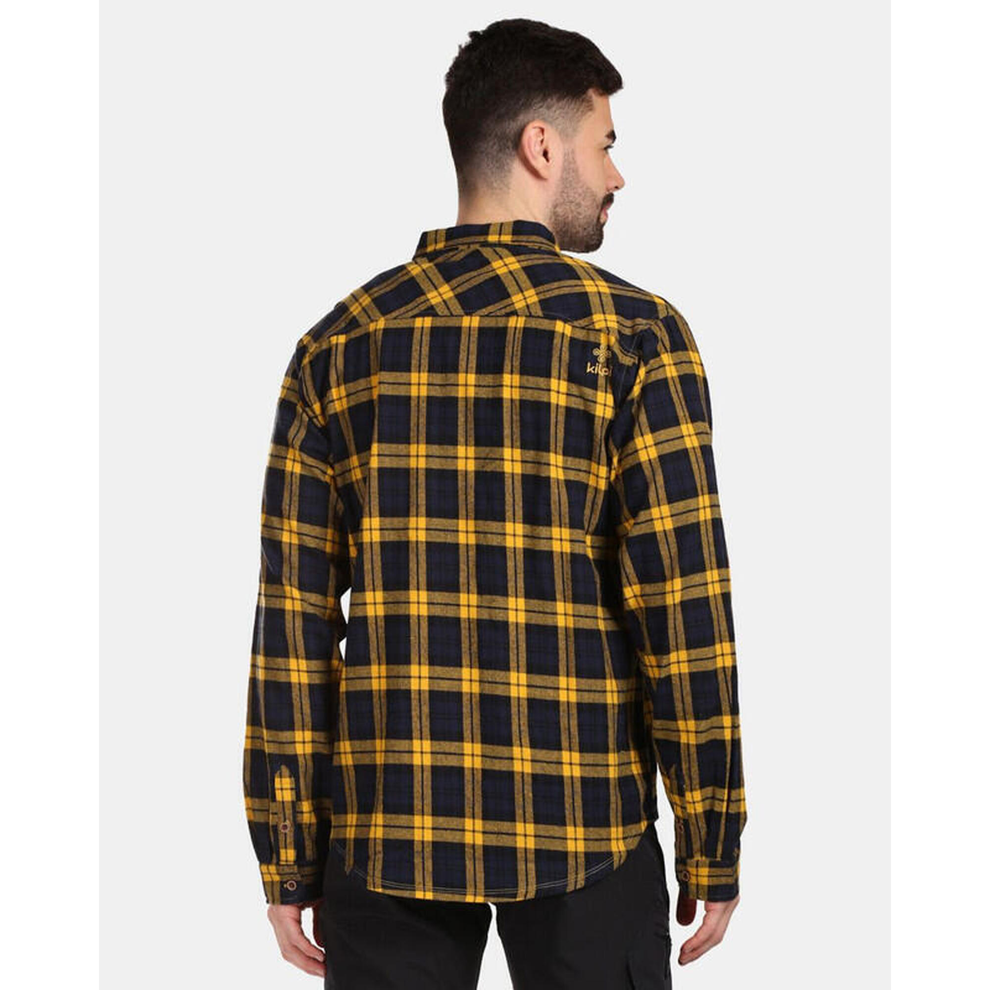 Camisa de franela para hombre FLANNY-M KILPI Amarillo