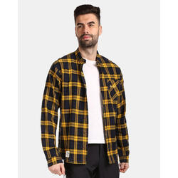 Camisa de franela para hombre FLANNY-M KILPI Amarillo