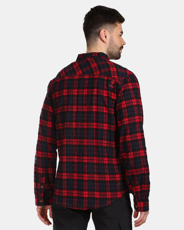 Camisa de franela para hombre FLANNY-M KILPI Rojo 2/8