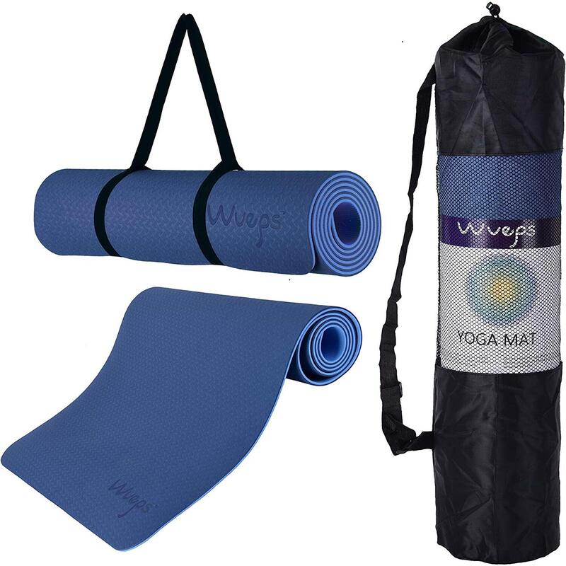 Yoga Mat / Esterilla de yoga Suave Confort Azul Marino 183 cm