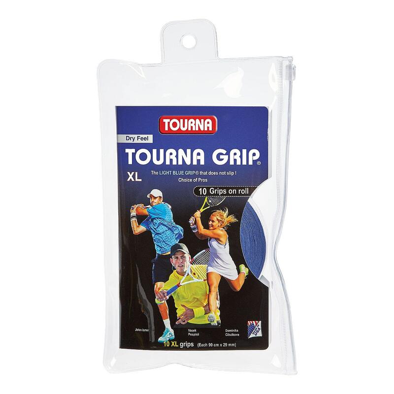 Owijki wierzchnie do tenisa Tourna Grip XL Dry Feel 10 szt