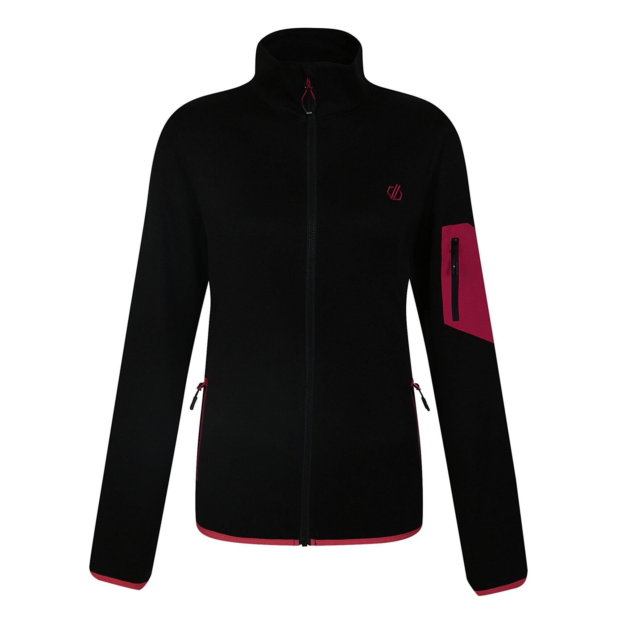 DARE 2B Womens/Ladies Mountain Series Full Zip Fleece Jacket (Black)