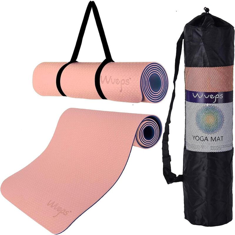 Yoga Mat / Esterilla de yoga Suave Confort Rosa Claro 183 cm