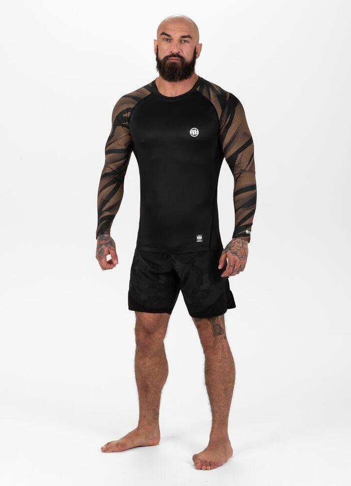 Longsleeve męski Pitbull Rashguard Performance Pro plus Belt