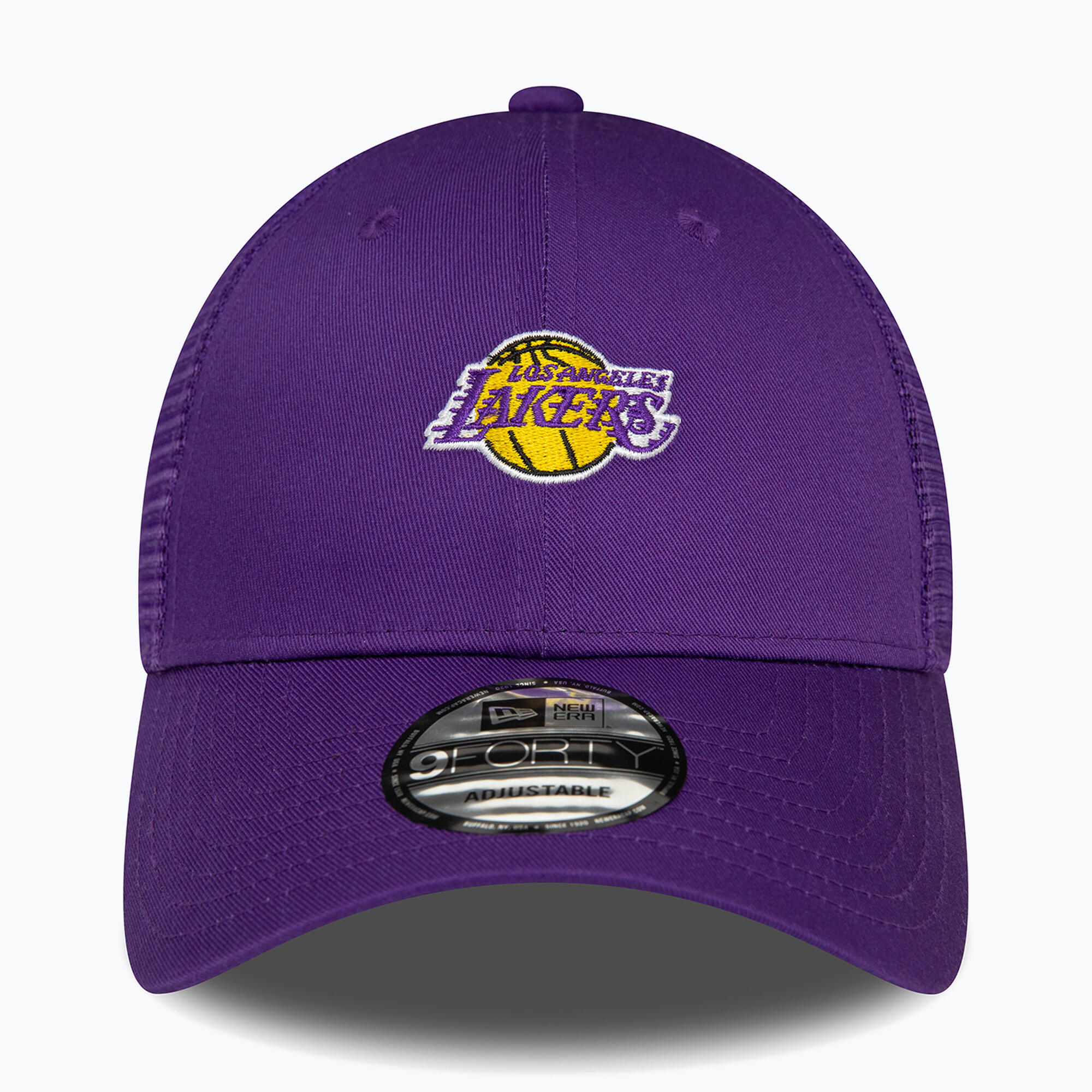 Boné de beisebol masculino New Era Home Field 9Forty Trucker Los Angeles Lakers 2/5