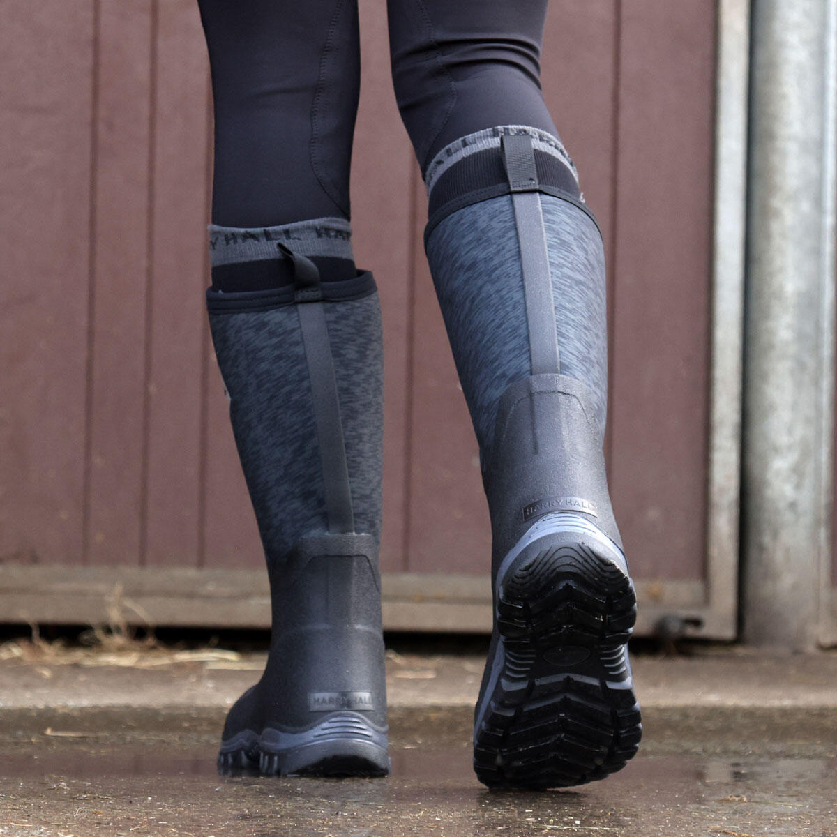 Women's durable neoprene wellington boots 3/6