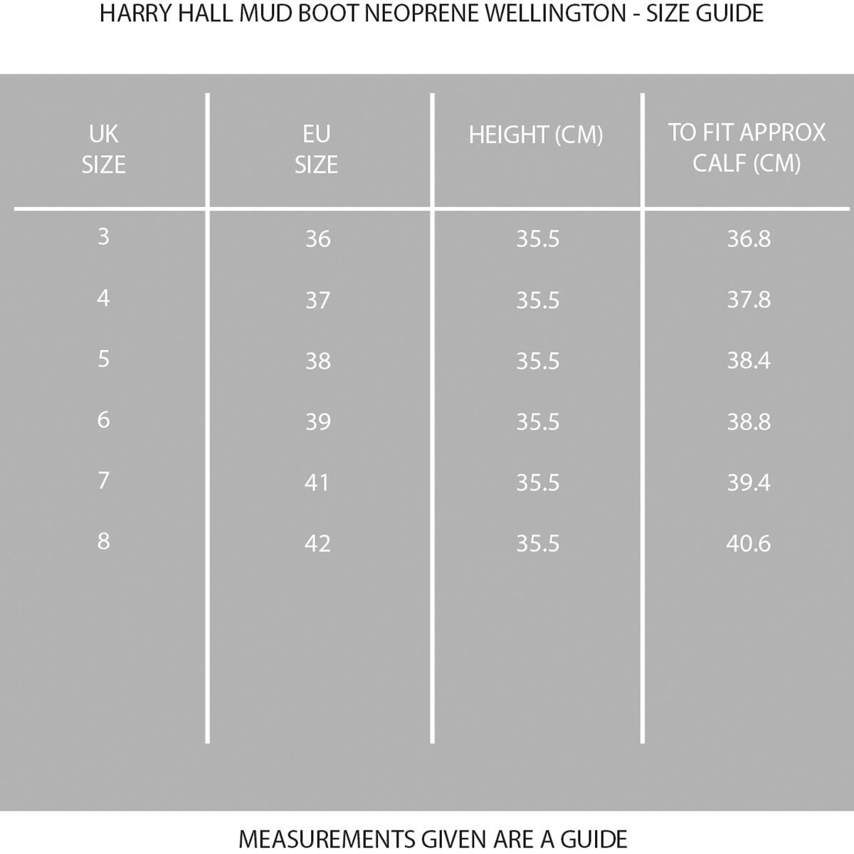 Harry Hall Mud Boot Neoprene Wellington Black HARRY HALL Decathlon